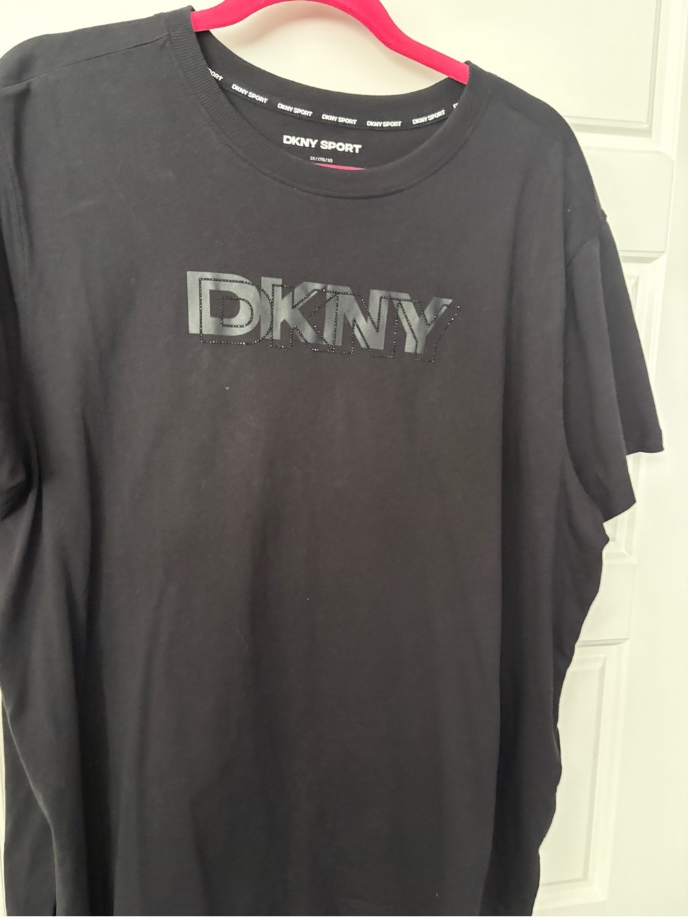 DKNY Sport womens Logo tunic T-Shirt